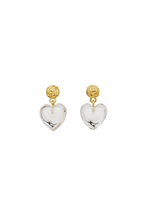 Lemona petite earrings Forgyldt Maanesten 